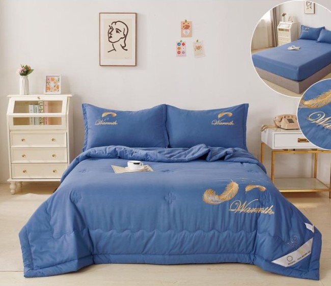 Одеяло Boris Warmth с простыней на резинке по кругу и наволочками ODBORW06