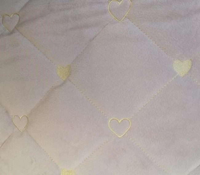 Покрывало Сердце цвет Шоколад POKARS13