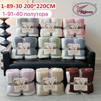 Плед Koloco Евро 1-89