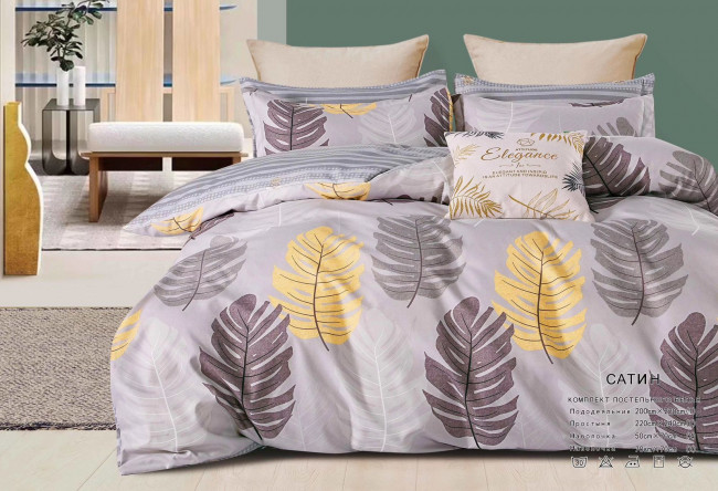 КПБ Mency Сатин в подарочной коробке MENSB11 КПБ Mency Сатин в подарочной коробке MENSB11