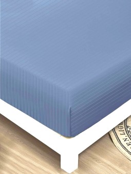 Простыня на резинке Мерцана Страйп-сатин с наволочками 50х70 см MERCSSN09 (Светло-синий) Простыня на резинке Мерцана Страйп-сатин с наволочками 50х70 см MERCSSN09 (Светло-синий)