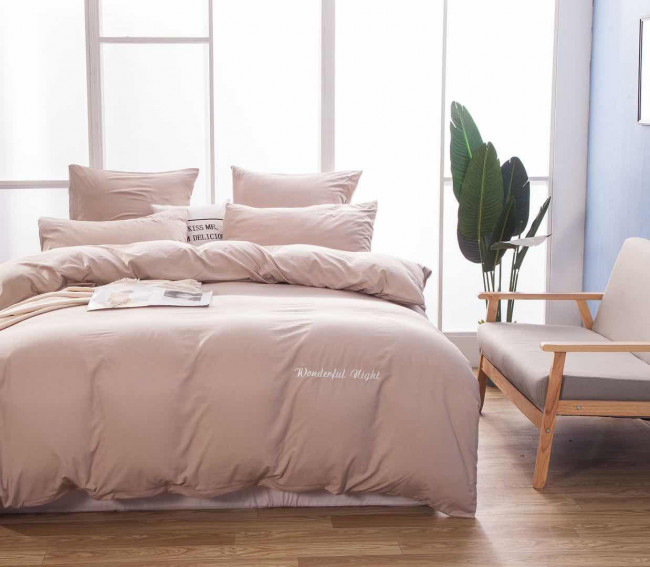 КПБ Alanna Vega однотонный с вышивкой AVOV020 КПБ Alanna Vega однотонный с вышивкой AVOV020