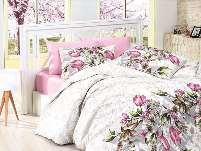 КПБ FIRST CHOICE Ranforce Riella Pink R-61 КПБ FIRST CHOICE Ranforce Riella Pink R-61