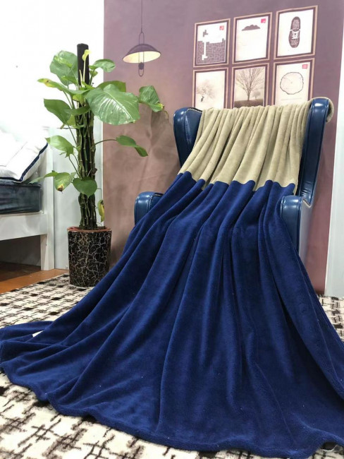 Плед плюшевый Двухцветный PLDV (B080)