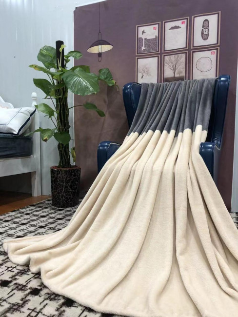 Плед плюшевый Двухцветный PLDV (B080)