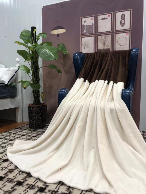 Плед плюшевый Двухцветный PLDV (B080)