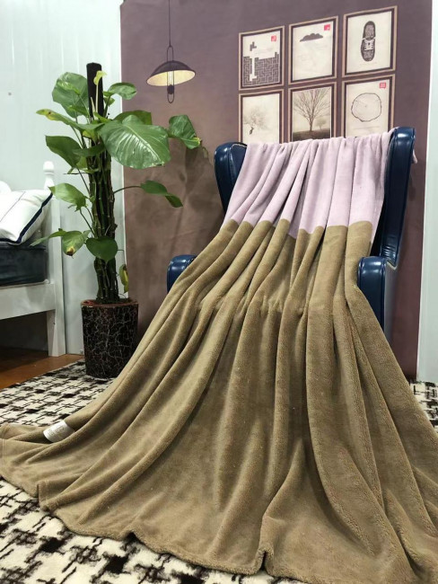 Плед плюшевый Двухцветный PLDV (B080)