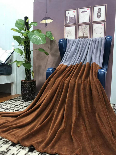 Плед плюшевый Двухцветный PLDV (B080)