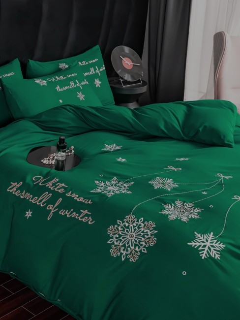 КПБ Rus Bella однотонный с вышивкой в коробке RUBB022