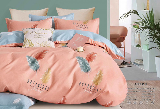 КПБ Mency Сатин в подарочной коробке MENSB13 КПБ Mency Сатин в подарочной коробке MENSB13