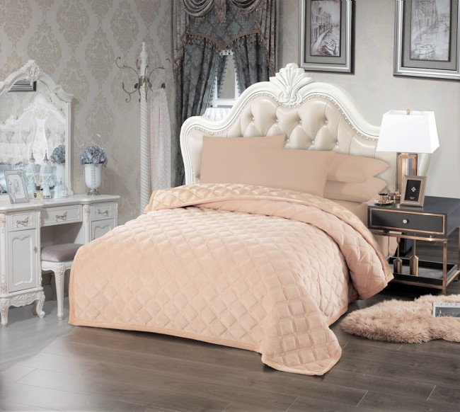 Покрывало Ромб цвет Латте POKARR14 Покрывало Ромб цвет Латте POKARR14