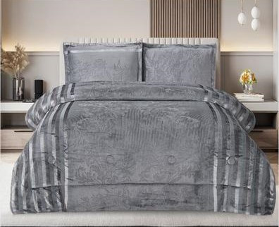 Покрывало велюровое  с наволочками Koloco 162-7