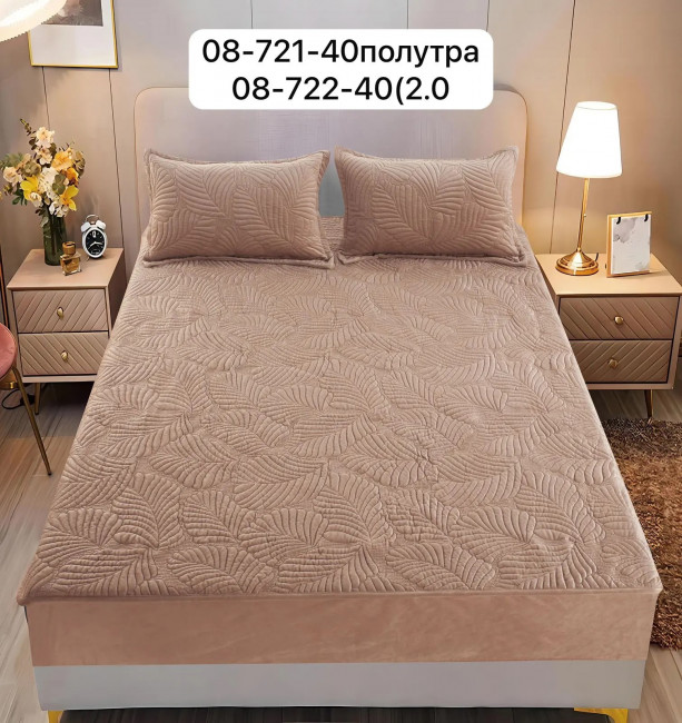 Наматрасник Велюровый на резинке Koloco 08-721