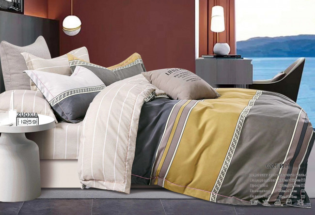 КПБ Mency Сатин в подарочной коробке MENSB15