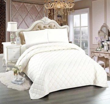 Покрывало Ромб цвет Кремовый POKARR07 Покрывало Ромб цвет Кремовый POKARR07