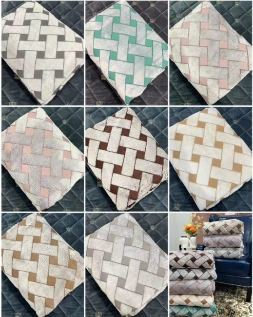 Плед плюшевый ПЛЕТЕНКА B046 Плед плюшевый ПЛЕТЕНКА B046