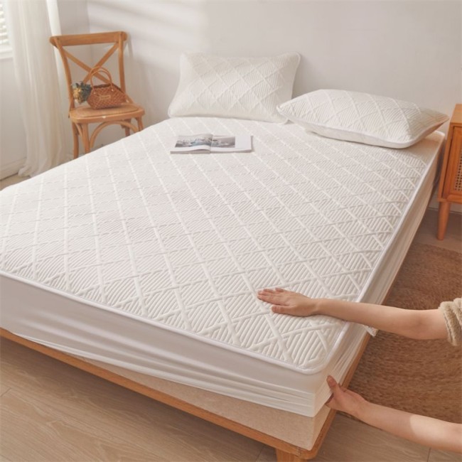 Наматрасник Mency стеганый с бортом без наволочек NAMSR01 (Белый) Наматрасник Mency стеганый с бортом без наволочек NAMSR01 (Белый)