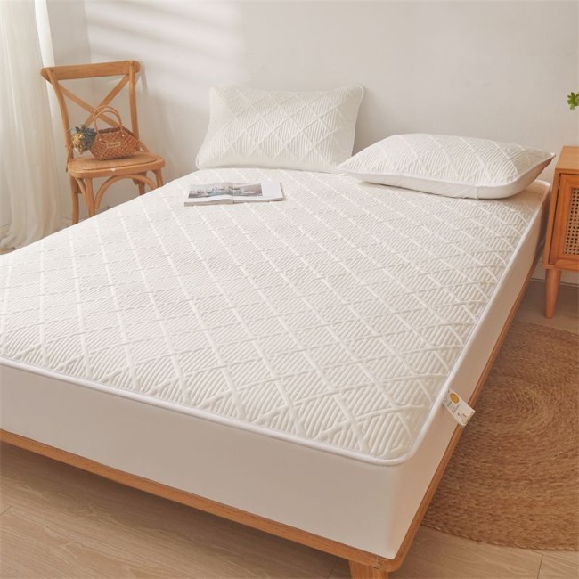 Наматрасник Mency стеганый с бортом без наволочек NAMSR01 (Белый) Наматрасник Mency стеганый с бортом без наволочек NAMSR01 (Белый)