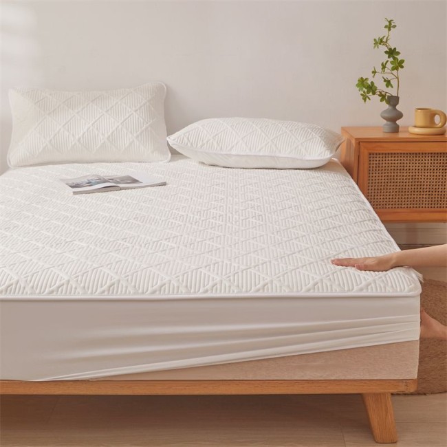Наматрасник Mency стеганый с бортом без наволочек NAMSR01 (Белый) Наматрасник Mency стеганый с бортом без наволочек NAMSR01 (Белый)