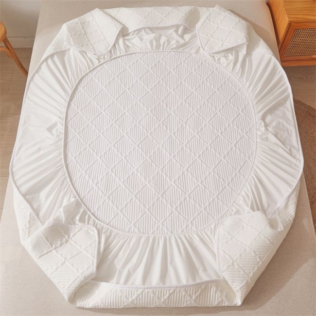 Наматрасник Mency стеганый с бортом без наволочек NAMSR01 (Белый) Наматрасник Mency стеганый с бортом без наволочек NAMSR01 (Белый)