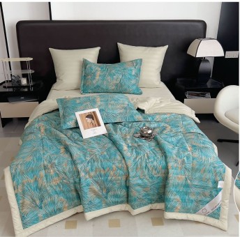 Одеяло Boris с простыней и наволочками Двухсторонний Страйп-сатин ODBORDSS009