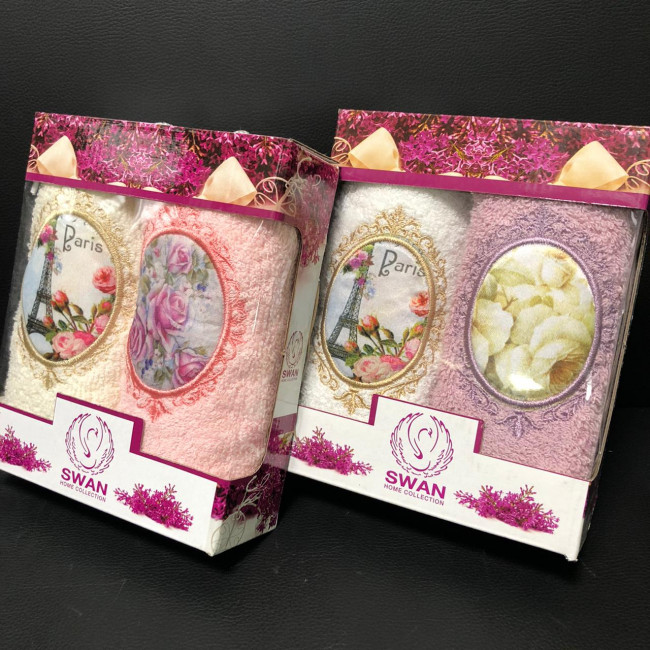 Набор кухонных салфеток 2шт. махра 30х50