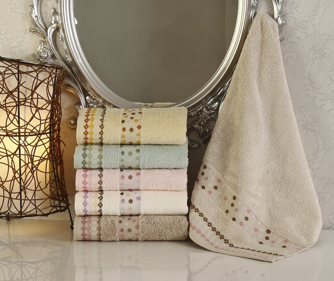 Полотенце бамбуковое PUPILLA HERCAI (50x90) см 1/6