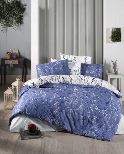 КПБ FIRST CHOICE Ranforce Zena Navy Blue R-97 КПБ FIRST CHOICE Ranforce Zena Navy Blue R-97
