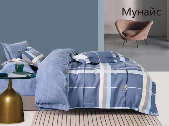 КПБ Alanna Мунайс Home на резинке по кругу ALAMUHR009