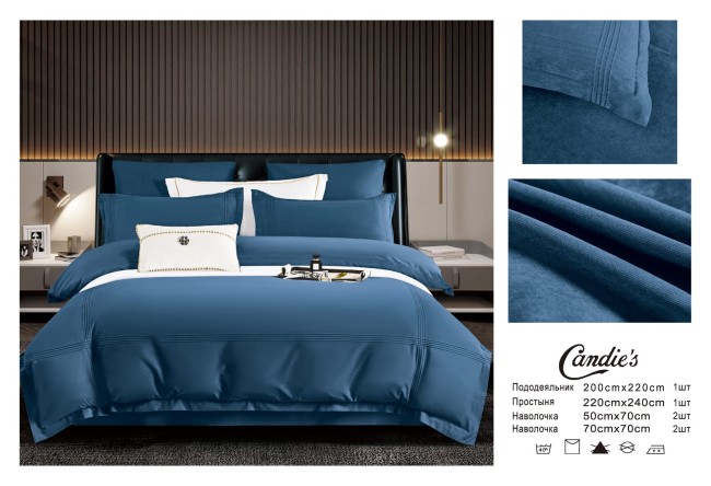 КПБ Candie's Бархатный сатин однотонный в коробке CANBSOB006