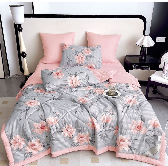 Одеяло Boris с простыней и наволочками Двухсторонний Страйп-сатин ODBORDSS012