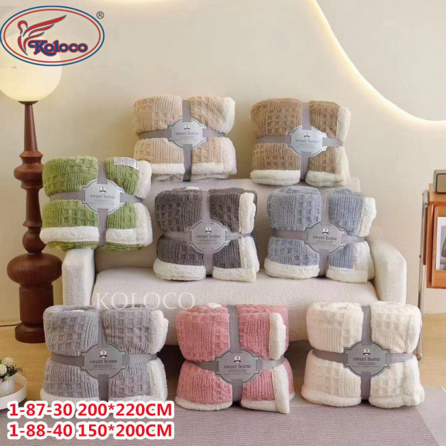 Плед Koloco 1,5 спальный 17-143