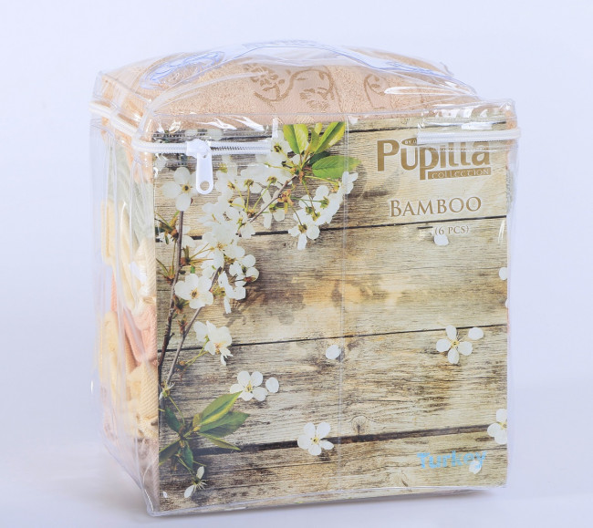 Полотенце бамбуковое PUPILLA KIRCICEGI (50x90) см 1/6