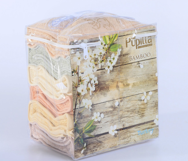 Полотенце бамбуковое PUPILLA KIRCICEGI (50x90) см 1/6