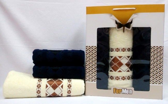 Набор полотенец DNZ GULCAN For Men Cotton 3 пр. AKGULB3-23