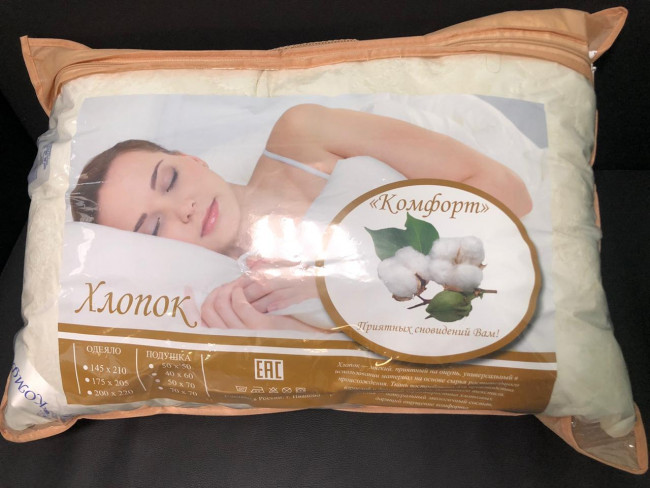 Подушка КОМФОРТ Хлопок POKX Подушка КОМФОРТ Хлопок POKX