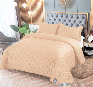 Покрывало Шанель цвет Латте POKARSH15 Покрывало Шанель цвет Латте POKARSH15