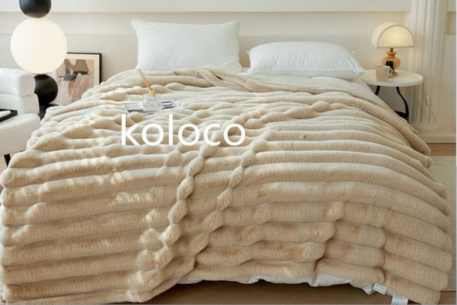 Покрывало меховое Евро Koloco 16-343