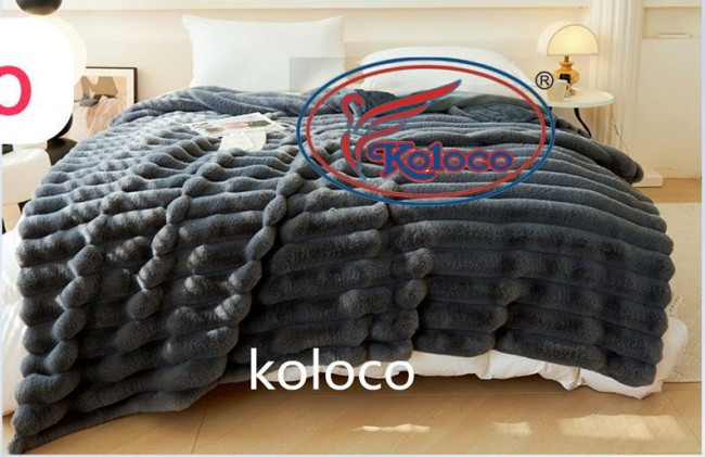 Покрывало меховое Евро Koloco 16-343