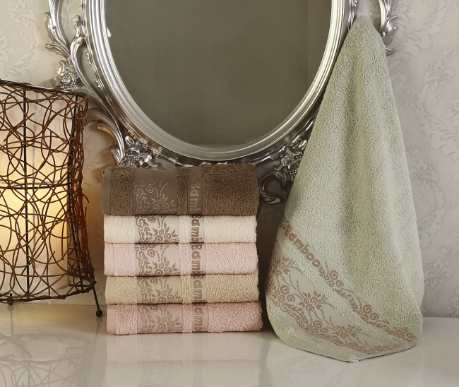 Полотенце бамбуковое PUPILLA CARDELYA (70x140) см 1/6