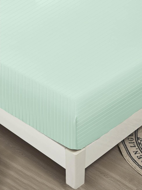 Простыня Страйп на резинке Мерцана MERCS002 (Мятный)