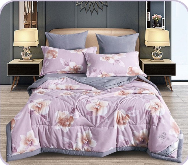 Одеяло BORIS Бархатный сатин двухсторонний c простынёй и наволочками ODBORDBS006 Одеяло BORIS Бархатный сатин двухсторонний c простынёй и наволочками ODBORDBS006