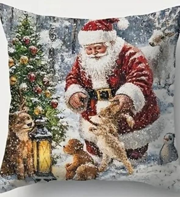 Наволочка Новогодняя Декоративная 45х45 см NAVPN Наволочка Новогодняя Декоративная 45х45 см NAVPN