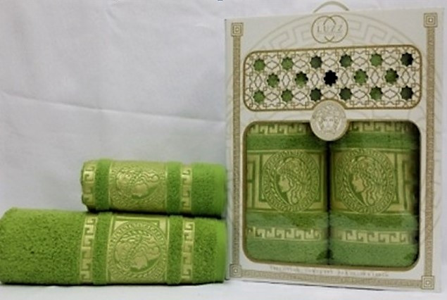 Набор полотенец OZKURT Greek (Версаче) COTTON 2 пр. AKOZKB2-01