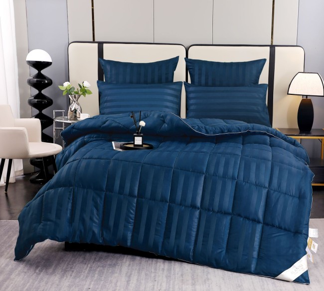 Одеяло Alanna Страйп-сатин с простыней и наволочками Зима ODALASS004 Одеяло Alanna Страйп-сатин с простыней и наволочками Зима ODALASS004