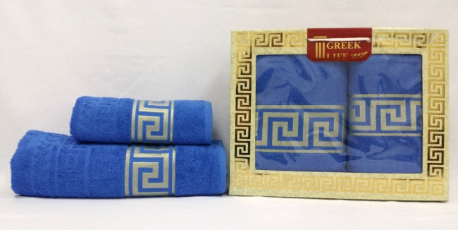 Набор полотенец DNZ GULCAN Greek Cotton 2 пр. AKGULB2-26