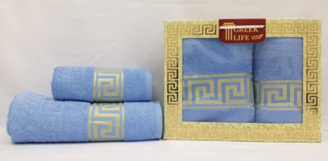 Набор полотенец DNZ GULCAN Greek Cotton 2 пр. AKGULB2-26