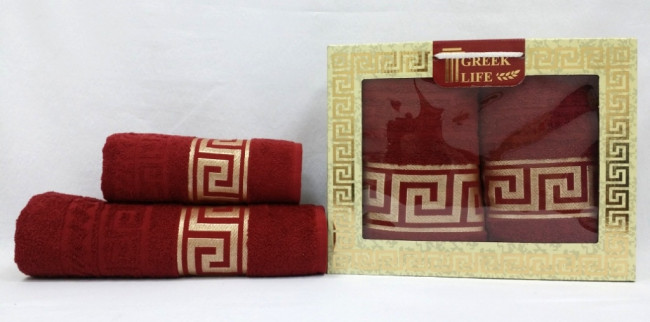 Набор полотенец DNZ GULCAN Greek Cotton 2 пр. AKGULB2-26