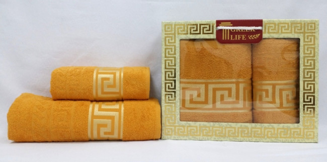 Набор полотенец DNZ GULCAN Greek Cotton 2 пр. AKGULB2-26