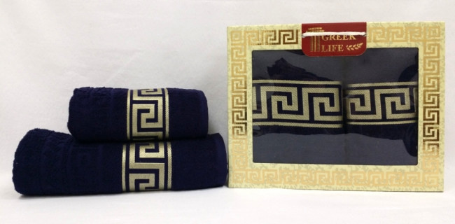 Набор полотенец DNZ GULCAN Greek Cotton 2 пр. AKGULB2-26
